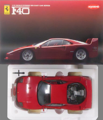 駿河屋 -<中古>1/12 Ferrari F40(レッド) [08602A]（モデルカー）