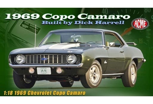 ミニカー　1/18 1969 Chevrolet COPO Camaro - Built by Dick Harrell(グリーン) [A1805724]