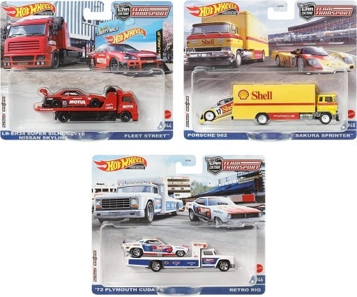 駿河屋 -<新品/中古>1/64 Hot Wheels チームトランスポート 4個