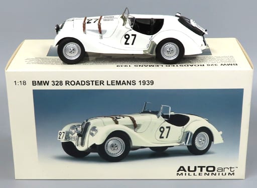 駿河屋 -<中古>1/18 BMW 328 ROADSTER LEMANS 1939 #27(ホワイト