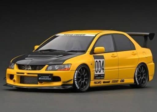 ミニカー　1/18 Mitsubishi Lancer Evolution IX CT9A(イエロー) [IG2379]