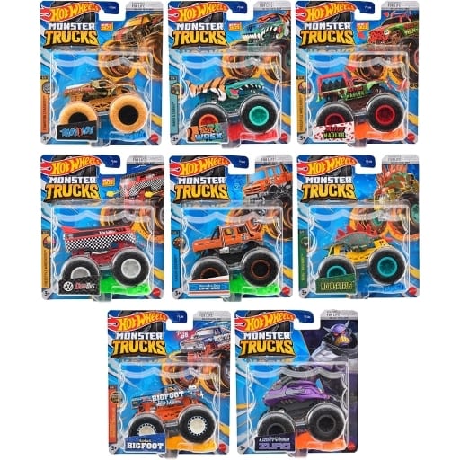 駿河屋 -<新品/中古>1/64 Hot Wheels モンスタートラック 8個アソート ...