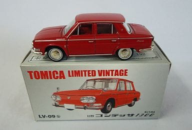 1/64 LV-09b 日野 コンテッサ1300 (レッド) 「トミカ リミテッドヴィンテージ」 1/64 LV-09b 日野 コンテッサ1300 (レッド) 「トミカ リミテッドヴィンテージ」