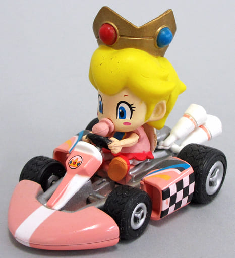 駿河屋 買取 ベビィピーチ プルバックカー カート ピンク マリオカートwii モデルカー