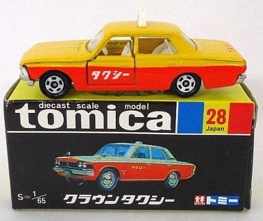 駿河屋 -<中古>1/65 トヨタ クラウン タクシー(イエロー×オレンジ/黒箱