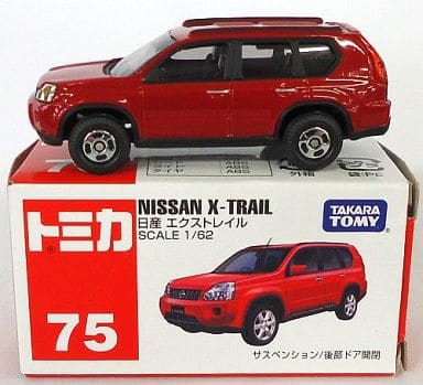 駿河屋 -<中古>1/62 日産 エクストレイル(レッド/赤箱) 「トミカ No.75