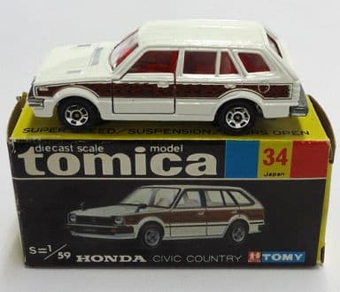 トミカ黒箱 ホンダ シビック カントリー TOMICA トミー 日本製ミニカー