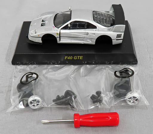 駿河屋 -<中古>1/64 フェラーリ F40 GTE(シルバー) 「フェラーリ