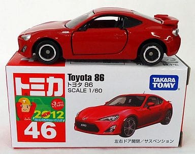 駿河屋 新品 中古 1 60 トヨタ86 レッド 赤箱 中国製 トミカ No 46 トミカ