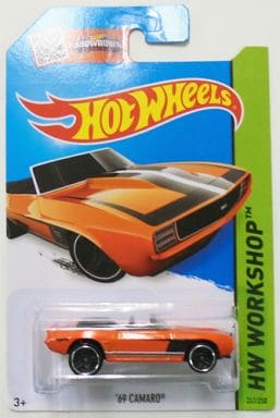 ミニカー1/18 Hot WHeeLs Classic CAMARO No201