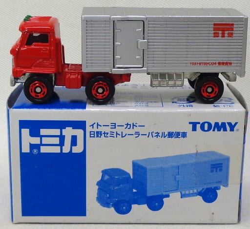 駿河屋 -<中古>日野 セミトレーラーパネル 郵便車(レッド×シルバー
