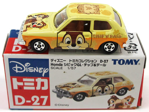 駿河屋 -<中古>1/57 ホンダ シビックGL チップ&デール(イエロー 駿河屋 -<中古>1/57 ホンダ シビックGL チップ&デール(イエロー
