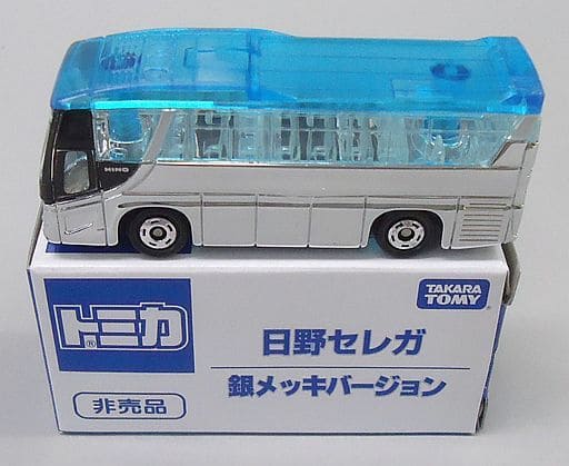1/68 日野 セレガ 銀メッキバージョン(シルバー×クリアブルー) 「トミカ」 非売品モデル 1/68 日野 セレガ 銀メッキバージョン(シルバー×クリアブルー) 「トミカ」 非売品モデル