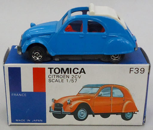 駿河屋 -<中古>1/57 シトロエン 2CV(スカイブルー×ホワイト/青箱/日本