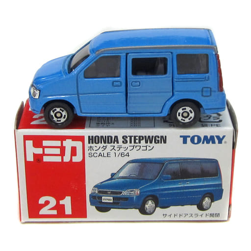 駿河屋 中古 1 64 ホンダ ステップワゴン ブルー 赤箱 トミカ No 21 トミカ