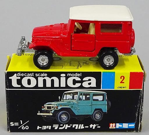 日本製トミカNO.2 TOYOTA ランドクルーザー ミニカー TOMICA
