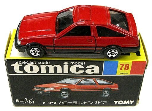 駿河屋 -<中古>1/61 トヨタ カローラ レビン 3ドア(レッド×ブラック/黒 駿河屋 -<中古>1/61 トヨタ カローラ レビン 3ドア(レッド×ブラック/黒