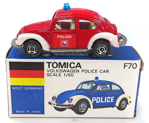 トミカ F70フォルクスワーゲン ポリスカー 日本製 1/60 | www
