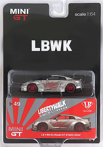 MINI GT LBWK LBワークス 日産 GT-R R35 サテンシルバー