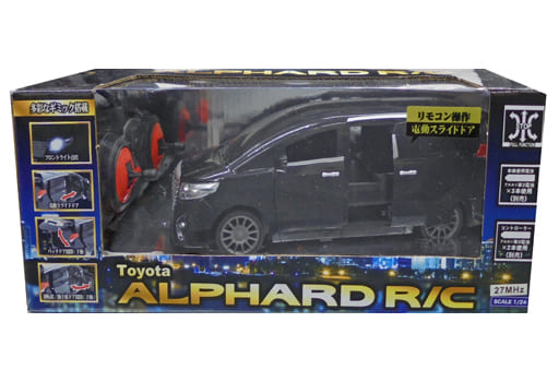 ラジコン 1/24 トヨタ アルファード(ブラック) 27MHz仕様 ラジコン 1/24 トヨタ アルファード(ブラック) 27MHz仕様