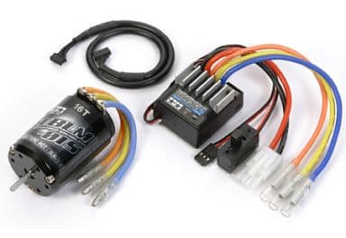 駿河屋 -<中古>ラジコン用 タミヤ ブラシレスモーター 01 16T・ESC 02