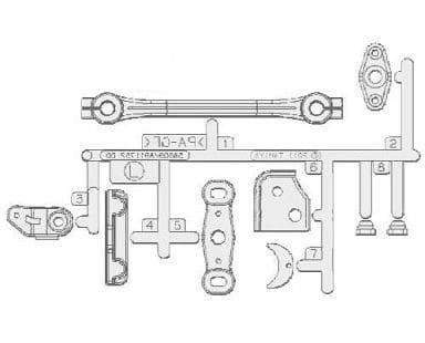 タミヤ ホップアップオプションズ No.1461 OP.1461 RM-01 カーボン強化N部品 (フロントサスアーム) 54461 khxv5rg