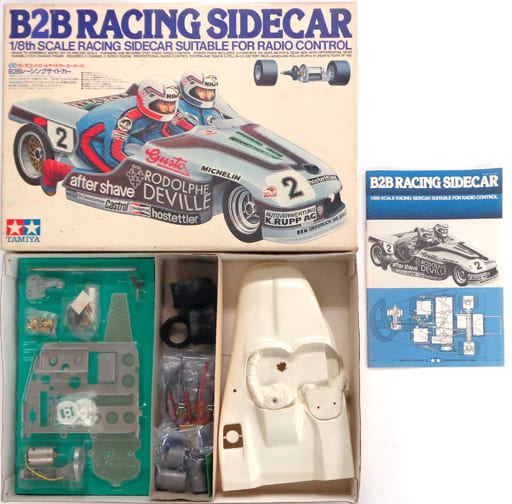 駿河屋 -<中古>ラジコン 1/8 B2B レーシングサイドカー 組み立てキット