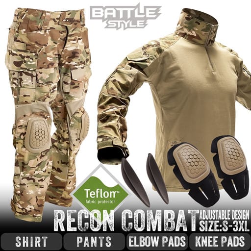 駿河屋 -<新品/中古>BATTLE STYLE リーコン コンバット シャツ・パンツ