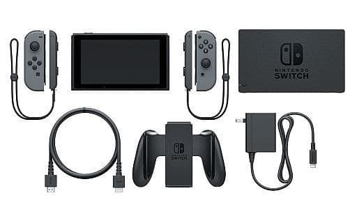 駿河屋 -<中古>Nintendo Switch本体/Joy-Con(L)/(R) グレー [2019年8月 