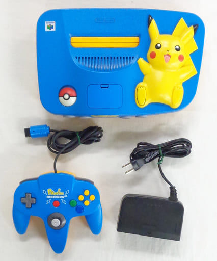 【希少品】ニンテンドー64 ピカチュウ ブルー 本体