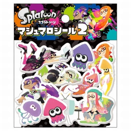 駿河屋 新品 中古 Splatoon スプラトゥーン マシュマロシール2 シール ステッカー