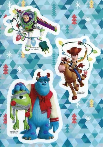 駿河屋 中古 Pixarシリーズ ウォールステッカー ディズニー クリスマスオーナメントくじ 21 2回購入特典 シール ステッカー