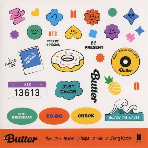 駿河屋 -<中古>BTS(防弾少年団) GRAPHIC STICKER(ステッカー) Peaches