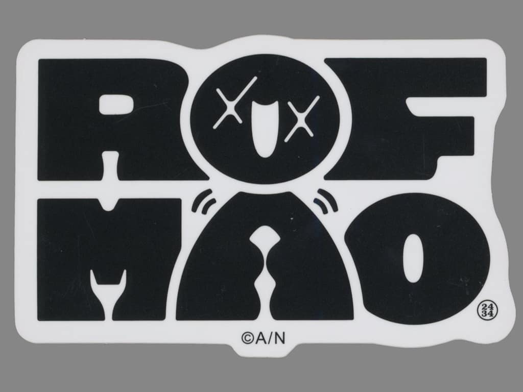 ROF-MAOロゴ ユニットロゴステッカー 「にじさんじ」 ROF-MAOデビューグッズ オフィシャルストア購入特典