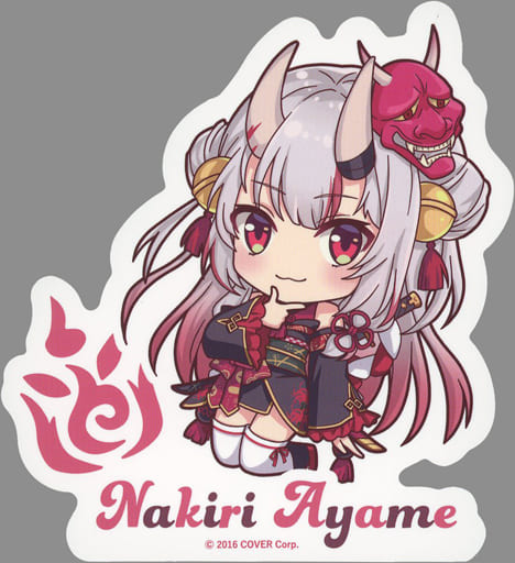 駿河屋 -<中古>百鬼あやめ 耐水シール 「ホロライブ hololive SUPER