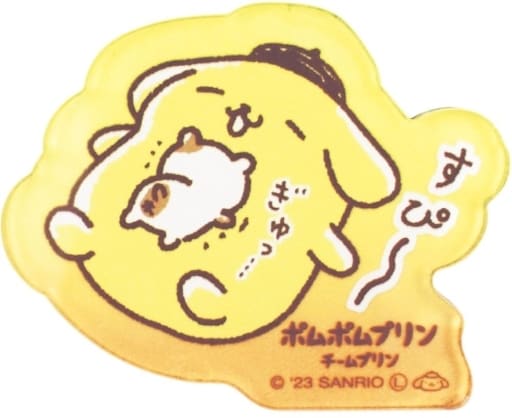 駿河屋 -<新品/中古>すぴ~ チームプリン漫画アクリルステッカー