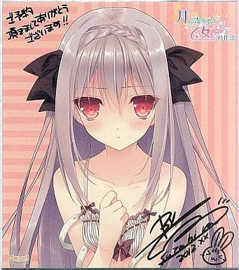 駿河屋 -<中古>桜小路ルナ 鈴平ひろ描き下ろし色紙 「PCソフト 月に