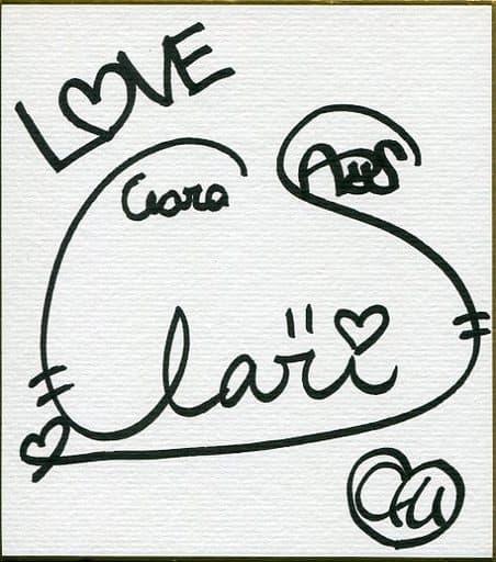 駿河屋 -<中古>ClariS 直筆ミニ・サイン色紙 「CD SECOND STORY 駿河屋 -<中古>ClariS 直筆ミニ・サイン色紙 「CD SECOND STORY