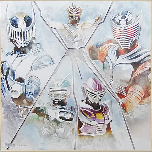駿河屋 -<中古>仮面ライダー龍騎 歴代平成仮面ライダー色紙 色コレ