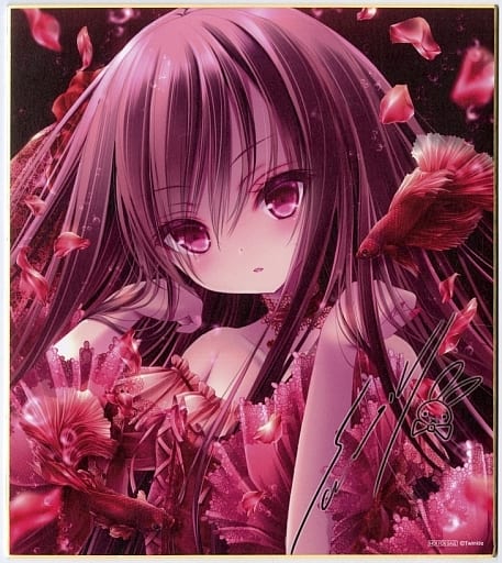 駿河屋 -<中古>てぃんくるイラスト 複製サイン色紙 「祝・10周年 神絵