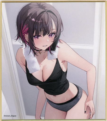 白雪恋(D/脱衣所) ミニ色紙 「DMMスクラッチ! 志乃と恋 千種みのり」 D-4賞 白雪恋(D/脱衣所) ミニ色紙 「DMMスクラッチ! 志乃と恋 千種みのり」 D-4賞