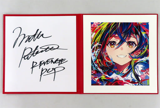 Mika Pikazoイラスト 直筆サイン入り色紙 「Mika Pikazo個展 REVENGE POP」 Mika Pikazoイラスト 直筆サイン入り色紙 「Mika Pikazo個展 REVENGE POP」