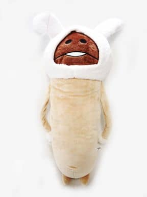 駿河屋 -<中古>白ウサギなめこ 筒型クッション 「おさわり探偵なめこ