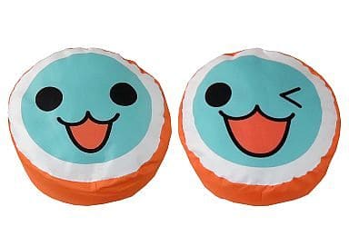 駿河屋 中古 かっちゃん クッション 一番くじ 太鼓の達人 日本一を目指すドン ラストワン賞 クッション 抱き枕 本体