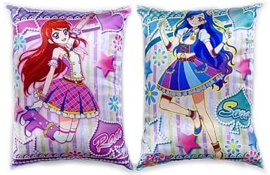 駿河屋 -<中古>紫吹蘭＆風沢そら クッション 「アイカツ!くじ ...