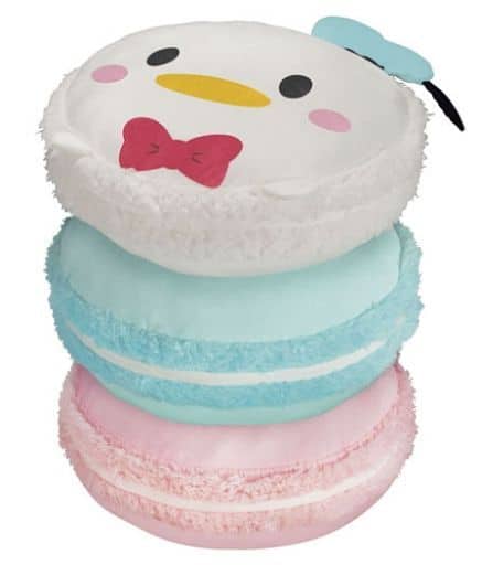 駿河屋 中古 ドナルド マカロン抱き枕 一番くじ ディズニーツムツム Happy Sweets Time A賞 クッション 抱き枕 本体