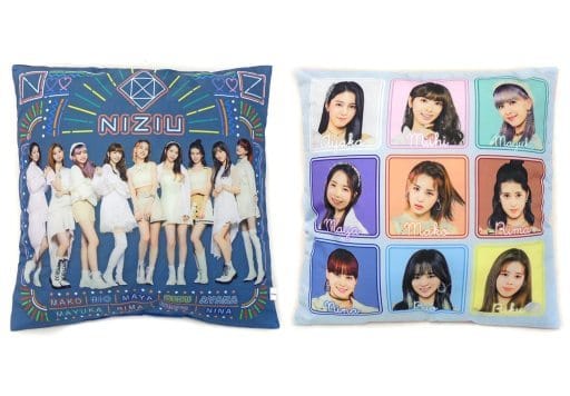 駿河屋 -<中古>全2種セット ビジュアルスクエアクッション 「NiziUくじ ...