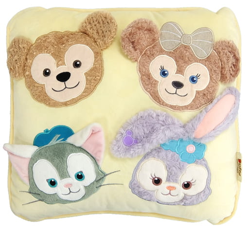 駿河屋 - 【買取】集合 クッション 「Duffy and Friends-ダッフィー