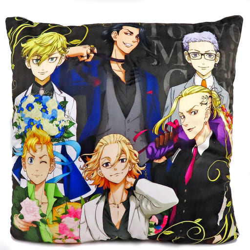 駿河屋 -<中古>集合(A/ブラック) スーツstyle スクエアクッション 駿河屋 -<中古>集合(A/ブラック) スーツstyle スクエアクッション
