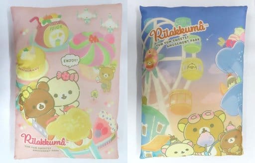 駿河屋 -<中古>全2種セット おかしな遊園地 特大プリントクッション